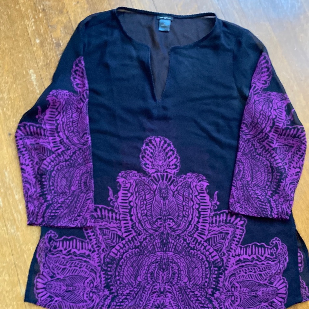 Sheer Ann Taylor top
